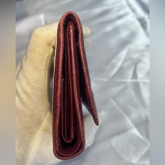 BURBERRY Red Nova-check Canvas Leather Bifold Wallet - Picture 8 of 15